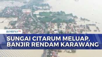 Banjir 1,5 Meter Rendam Karawang, 900 Warga Terdampak Dan Sekolah Terpaksa Diliburkan