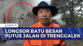 Tebing Setinggi 15 Meter Ambruk, Longsor Putus Jalur Trenggalek–Ponorogo