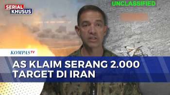 Kapal Perang AS Luncurkan Rudal, Klaim Serang 2.000 Target di Iran | KOMPAS MALAM