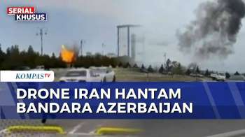 Detik-Detik Drone Iran Hantam Bandara Azerbaijan, 2 Orang Terluka | BERUT
