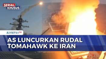 Detik-Detik AS Luncurkan Rudal Tomahawk ke Iran dari Kapal Perang USS Bainbridge