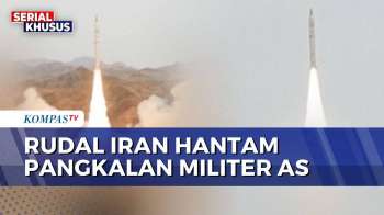 Detik-Detik Iran Luncurkan Rudal Ke Pangkalan Militer AS Di Timur Tengah | KOMPAS PETANG