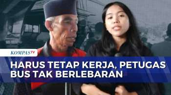 Cerita Petugas Bus Di Cileunyi Tak Pulang Lebaran Demi Mencari Nafkah | KOMPAS SIANG