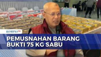 Polda Kalsel Musnahkan Barang Bukti 75 Kg Sabu Dan 15 Ribu Butir Ekstasi | BORGOL