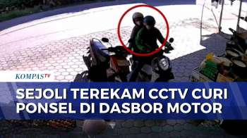 Terekam CCTV! Sejoli Pencuri Ponsel Kabur Usai Kepergok Warga di Makassar