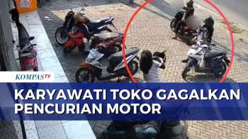 Aksi Berani Karyawati Toko Gagalkan Curanmor Bersenjata Api Di Bandar Lampung | BORGOL