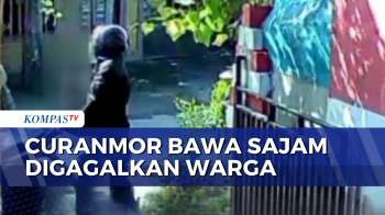 Detik-Detik Warga Gagalkan Curanmor dengan Senjata Tajam di Lumajang | BORGOL