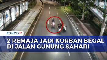Terekam CCTV! Detik-Detik 2 Remaja Jadi Korban Begal di Jalan Gunung Sahari Jakpus | BORGOL