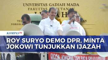 Demo di Depan Gedung DPR, Roy Suryo Tuntut Jokowi Tunjukkan Ijazah ke Publik | KOMPAS PETANG
