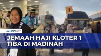 360 Jemaah Haji Kloter Pertama Indonesia Tiba Di Madinah, Berasal Dari Embarkasi Yogyakarta