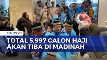 5.997 Jemaah Haji Indonesia Akan Tiba Di Madinah Hari Ini, 15 Kloter Dijadwalkan Mendarat