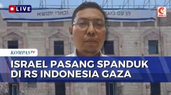 Ketua Presidium MER-C Ungkap Kronologi Israel Pasang Spanduk 'Rising Lion' Di RS Indonesia Gaza