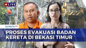 Evakuasi Korban Selesai, Begini Proses Evakuasi Badan Kereta Di Stasiun Bekasi Timur | KOMPAS SIANG