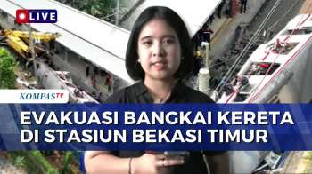 Update! Proses Evakuasi Bangkai Kereta Di Stasiun Bekasi Timur, Korban Meninggal Jadi 15 Orang