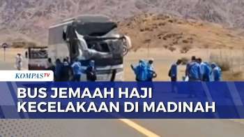 Bus Jemaah Haji Asal Probolinggo Kecelakaan di Madinah, 5 Orang Luka Ringan | BERUT