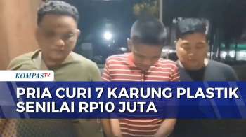 Pria Di Palembang Curi 7 Karung Plastik, Kerugian Korban Capai Rp10 Juta | BORGOL