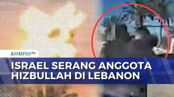 Detik-Detik Israel Serang Anggota Hizbullah Yang Mengendarai Motor | KOMPAS PETANG