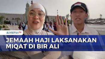 Jemaah Haji Indonesia Gelombang Pertama Ambil Miqat Di Masjid Bir Ali Sebelum Ke Mekkah