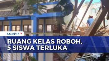 2 Ruang Kelas SMAN 7 Mataram Roboh, 5 Siswa Nyaris Tertimpa | BERUT
