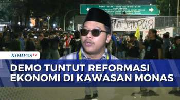 Demo di Kawasan Monas, Ketua PC PMII Jakpus: Kami Desak Cabut UU TNI-Polri dan Stop MBG