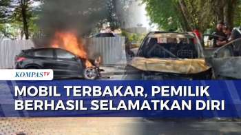 Mobil Terbakar di Pangkal Pinang, Diduga Akibat Korsleting Mesin | BERUT