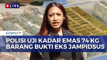 Polisi Uji Kadar Emas 74 Kg Barang Bukti Kasus Korupsi Eks Jampidsus Febrie Adriansyah