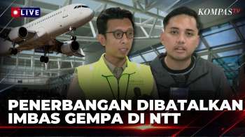 Imbas Gempa M 7,7 Guncang NTT, 4 Penerbangan dari Bandara El Tari Kupang Dibatalkan
