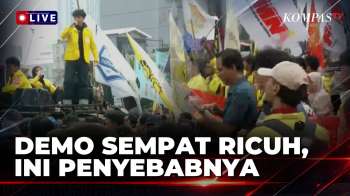 9 Bus Tertahan Menuju Bundara HI, Demo Mahasiswa Sempat Ricuh