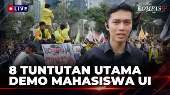 8 Tuntutan Utama yang Dibawa Mahasiswa UI, Begini Situasi Demo di Jalan Sudirman