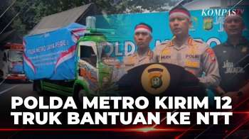 Polda Metro Jaya Kirim 12 Truk Bantuan Kemanusiaan untuk Warga Terdampak Gempa NTT | SAPA SIANG