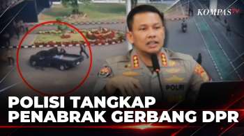 Pikap Tabrak Gerbang Pancasila DPR Saat Demo, Pengemudi Ditangkap Polisi | BORGOL