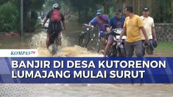 Banjir Di Lumajang Mulai Surut, Warga Bersihkan Rumah Dari Lumpur Dan Material Terbawa Air