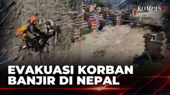 Dramatis! Korban Banjir Bandang Perbatasan Nepal-Tiongkok Dievakuasi Dengan Helikopter | BERUT