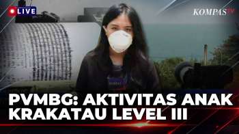 Aktivitas Vulkanik Gunung Anak Krakatau Tetap di Level III, Begini Pantauannya | KOMPAS SIANG