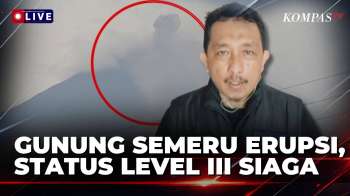 Status Siaga Semeru, Warga Diimbau Tidak Beraktivitas di Sepanjang Besuk Kobokan | KOMPAS SIANG