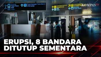 Imbas Abu Vulkanik Anak Krakatau, Penutupan 8 Bandara Diperpanjang | JMP