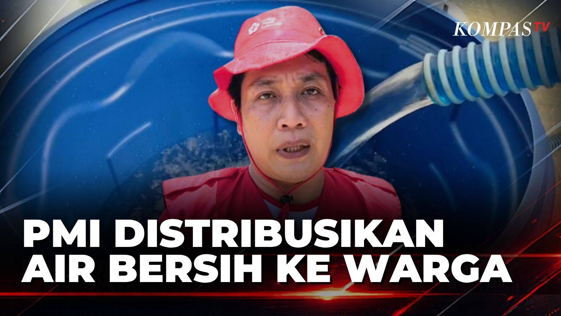 Krisis Air Bersih di Mamuju, PMI Salurkan hingga 1 Juta Liter Air | JMP