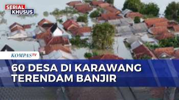 Penampakan Udara Banjir Yang Rendam 60 Desa Di Karawang | INDO UPDATE