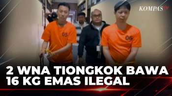 Polisi Gagalkan Penyelundupan 16 Kg Emas Di Bandara Sam Ratulangi Manado, 2 WNA Ditangkap | BORGOL