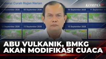 Abu Vulkanik Anak Krakatau, BMKG Prediksi Potensi Hujan 9-12 September Optimalkan Modifikasi Cuaca