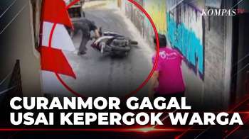 Kepergok Curi Motor Di Kemayoran, Pelaku Banting Motor Lalu Kabur | KOMPAS PETANG