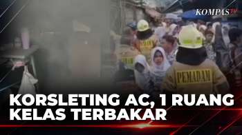 Diduga Korsleting AC, Ruang Kelas Sekolah di Kembangan Terbakar | BERUT