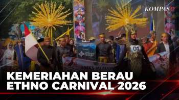 42 Kelompok Ramaikan Berau Ethno Carnival 2026, Tampilkan Budaya Nusantara | KOMPAS SIANG