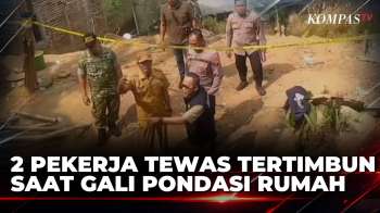 Galian Longsor di Pemalang, 2 Pekerja Bangunan Tewas Tertimbun Tanah | BERITA UTAMA