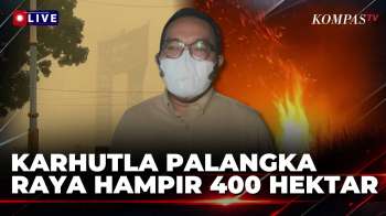 Makin Pekat! Kabut Asap di Palangkaraya Menguning Imbas Karhutla | KOMPAS MALAM