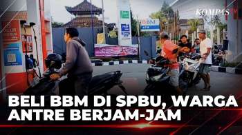 Antrean BBM Di Gianyar Bali Mengular, Warga Rela Menunggu Hingga 3 Jam | KOMPAS SIANG