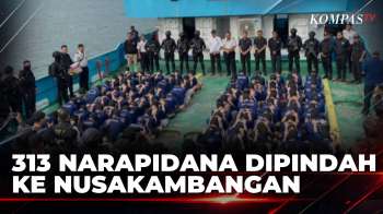 313 Narapidana Dari 5 Wilayah Dipindahkan Ke Nusakambangan | KOMPAS PETANG