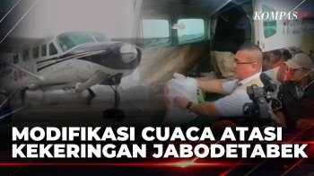 Jabodetabek Dilanda Kekeringan, Pesawat Cessna 400 Tebar Bahan Semai NaCL Powder | SAPA SIANG