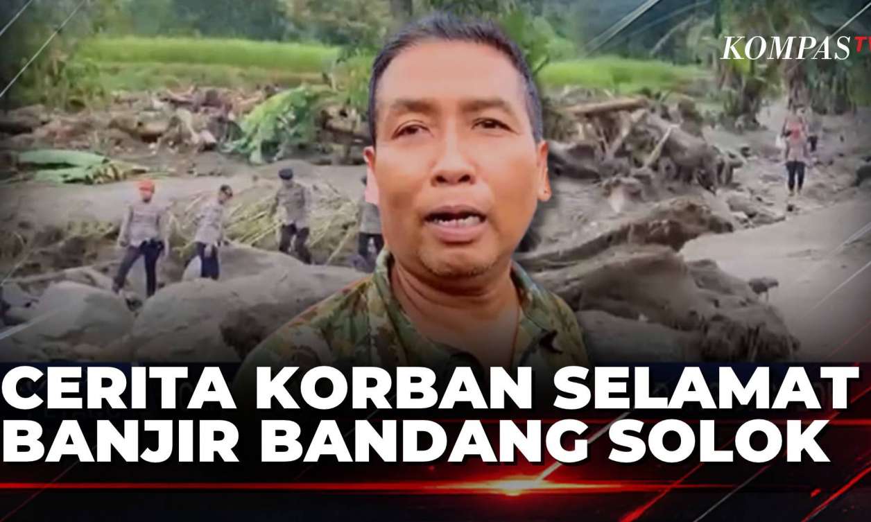 Terjebak 1 Jam di Dalam Mobil, Begini Cerita Korban Selamat Banjir Bandang di Solok