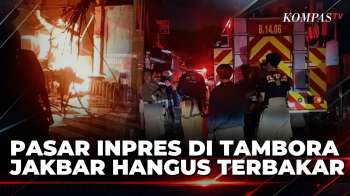 Diduga Dipicu Korsleting, Pasar Inpres Di Tambora Jakbar Terbakar | SAPA PAGI